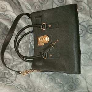 Michael Kors black Hamilton bag